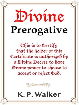 cover image of Divine Prerogative